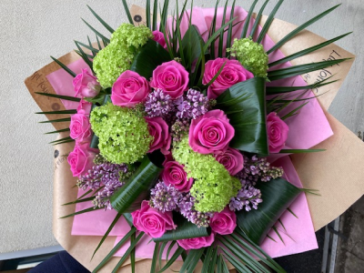 Roses and Friends - This bouquet will be hand made using first grade roses in any colour and then enhanced with a seasonal flower.