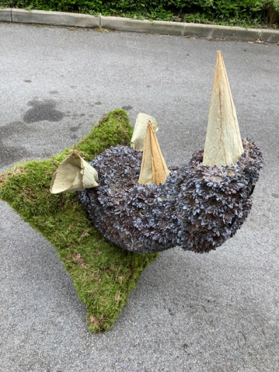 Bespoke Funeral Tributes - Hand made animal design. At Lily Jones Flowers Birmingham our team of award winning florists can create any bespoke design upon request.