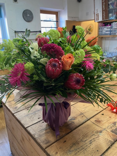 Vase of Flowers - Seasonal vase of flowers. Florists choice. Vase will be included within the price.