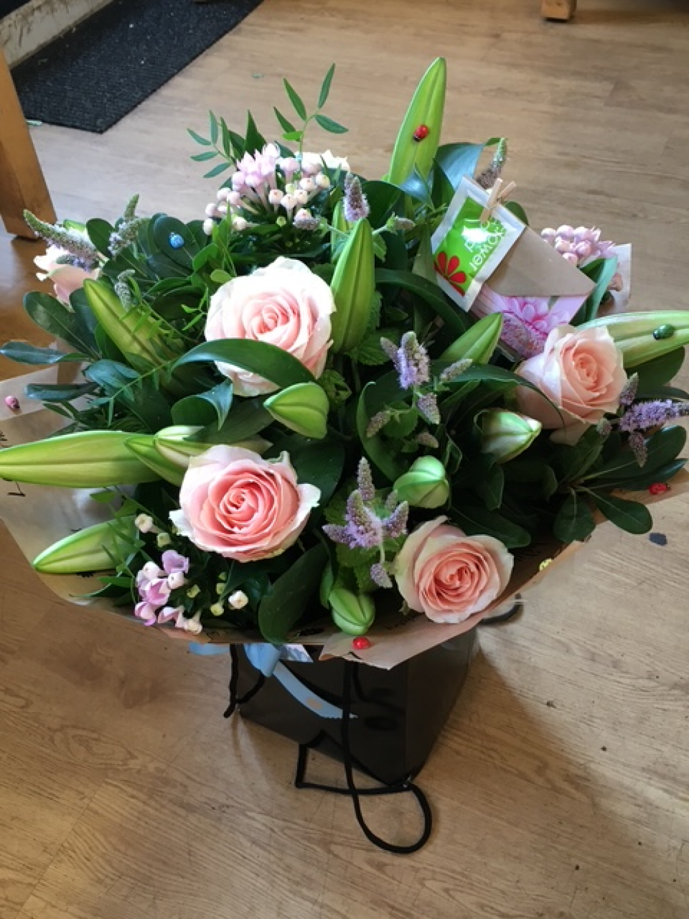 Rose and Lily Bouquet