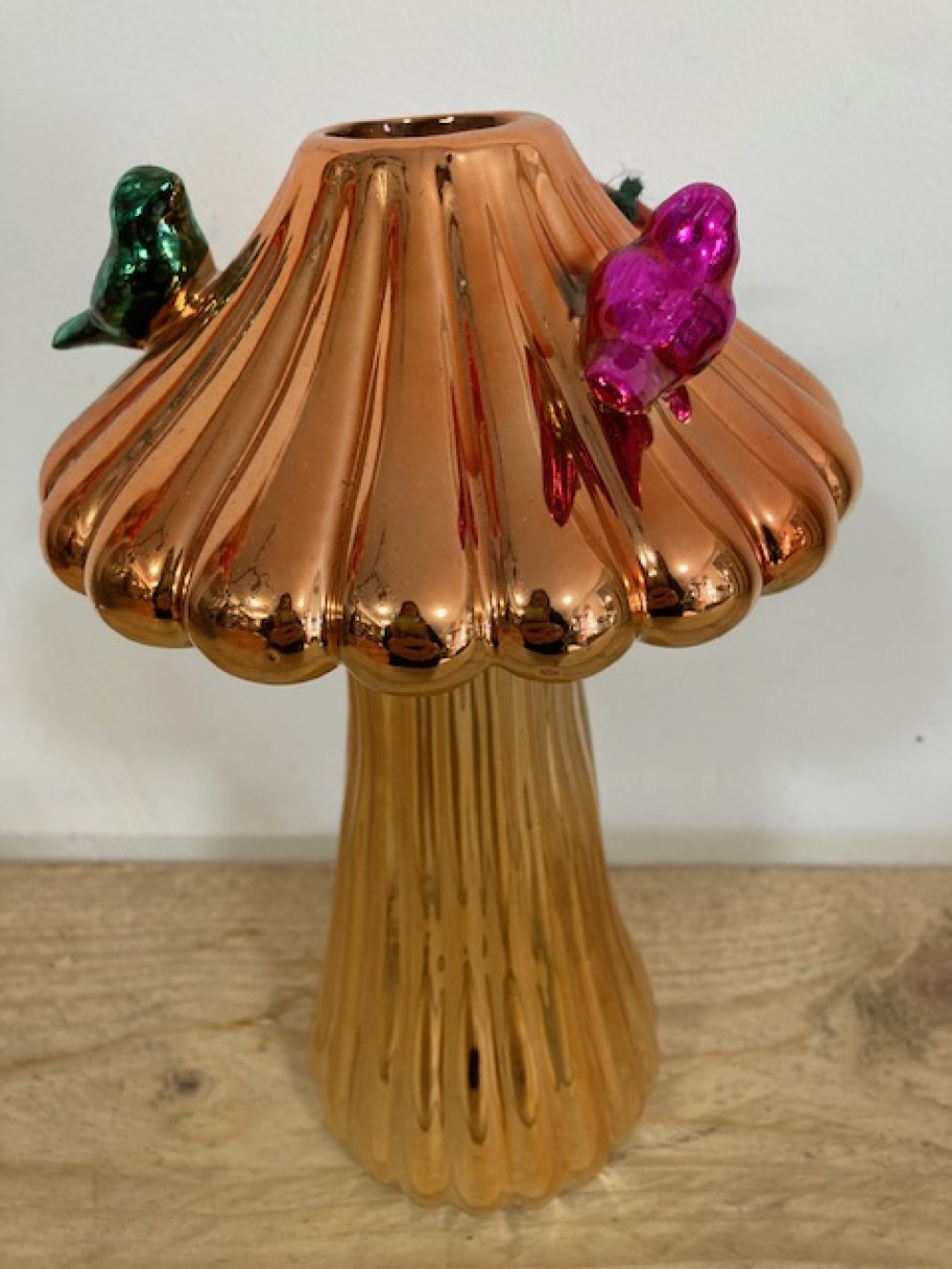 Pretty Mushroom Bud Vase