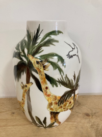 Large Tropical Vase - From our new range of vases. This bespoke vase can be added to any order for delivery in and around Birmingham and the Jewellery Quarter.